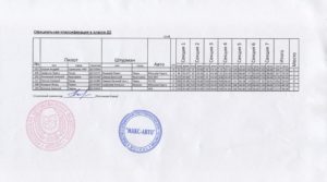 Официальная классификация в классе Д2